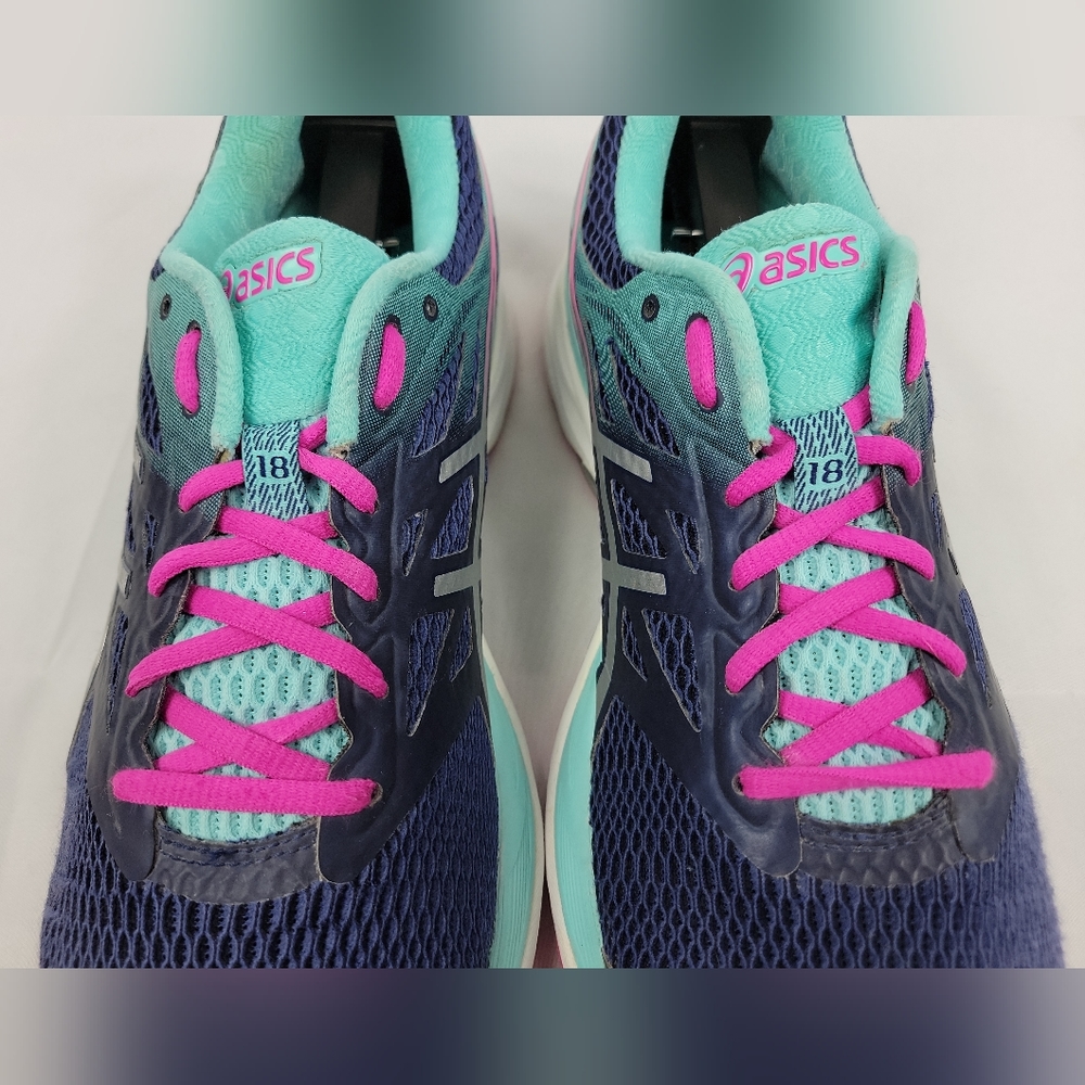 Asics Gel Cumulus 18 Athletic Comfort Shoes Womens Size 10 Multicolor T6C8N - Picture 7 of 12